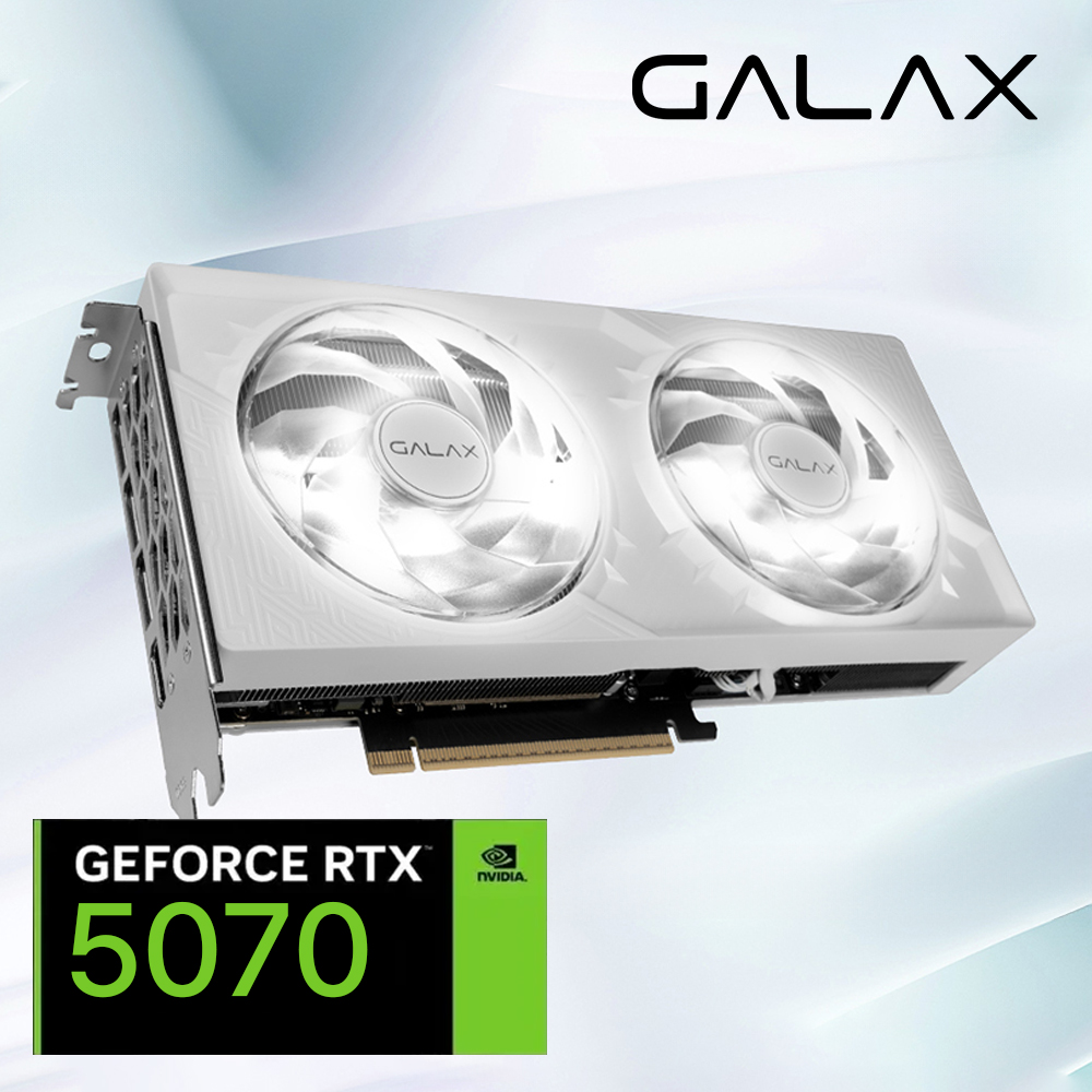 갤럭시 RTX5070 그래픽카드 OC D7 12GB 화이트