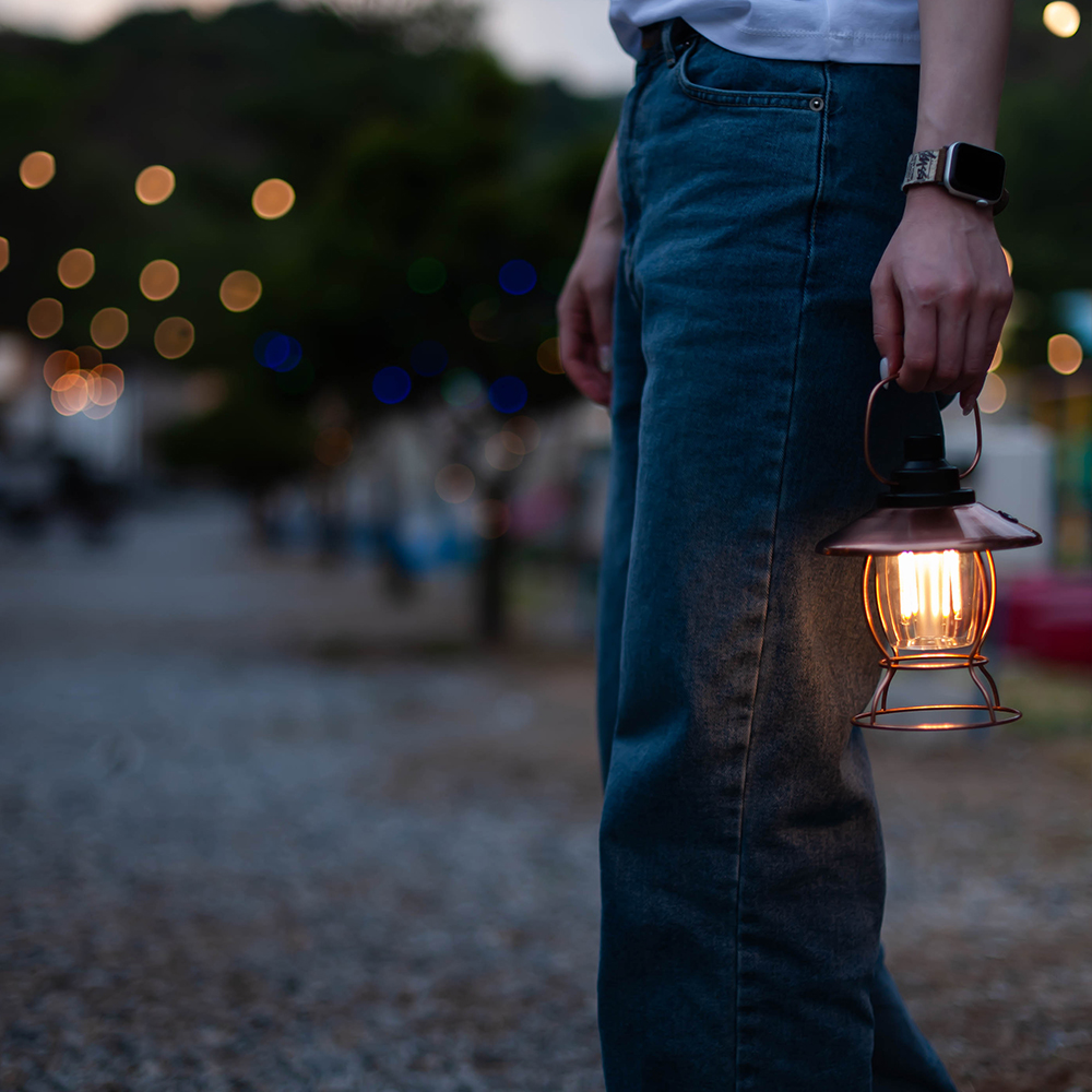 레토 메탈 무선 LED 감성 캠핑 랜턴 조명 LPL-S09