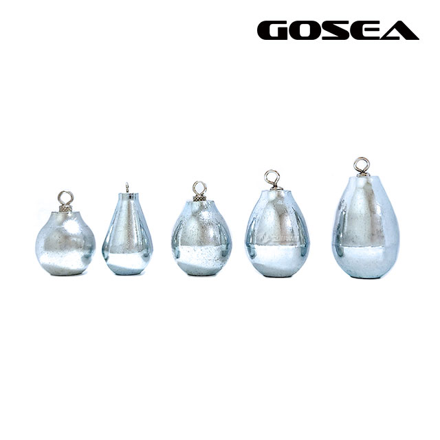 GOSEA 회전 물방울 봉돌 친환경 강철 고리 추 물방울추 싱커 8호 - 상세 이미지 4