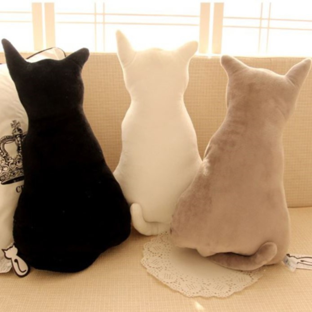 고양이 등모양 쿠션 의자 침대 헤드 쇼파 등받이 등베개