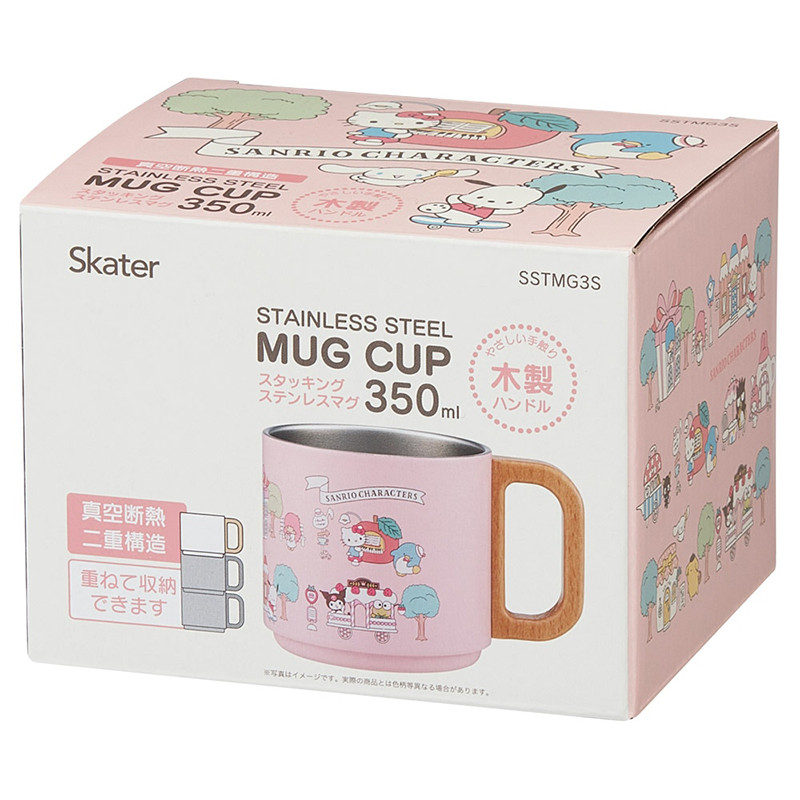 스케이터 산리오캐릭터즈 cute village 스태킹 스테인리스 머그 350ml SSTMG3S - 주방·식기 - 하카타몰