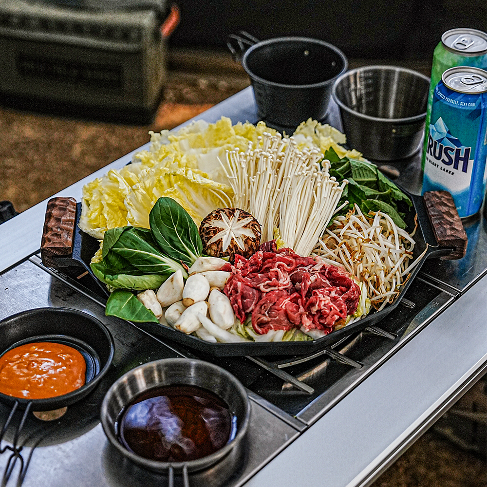 디자인 팟 그리들 X 얼 인덕션 가능 캠핑식기 코펠 냄비 후라이팬