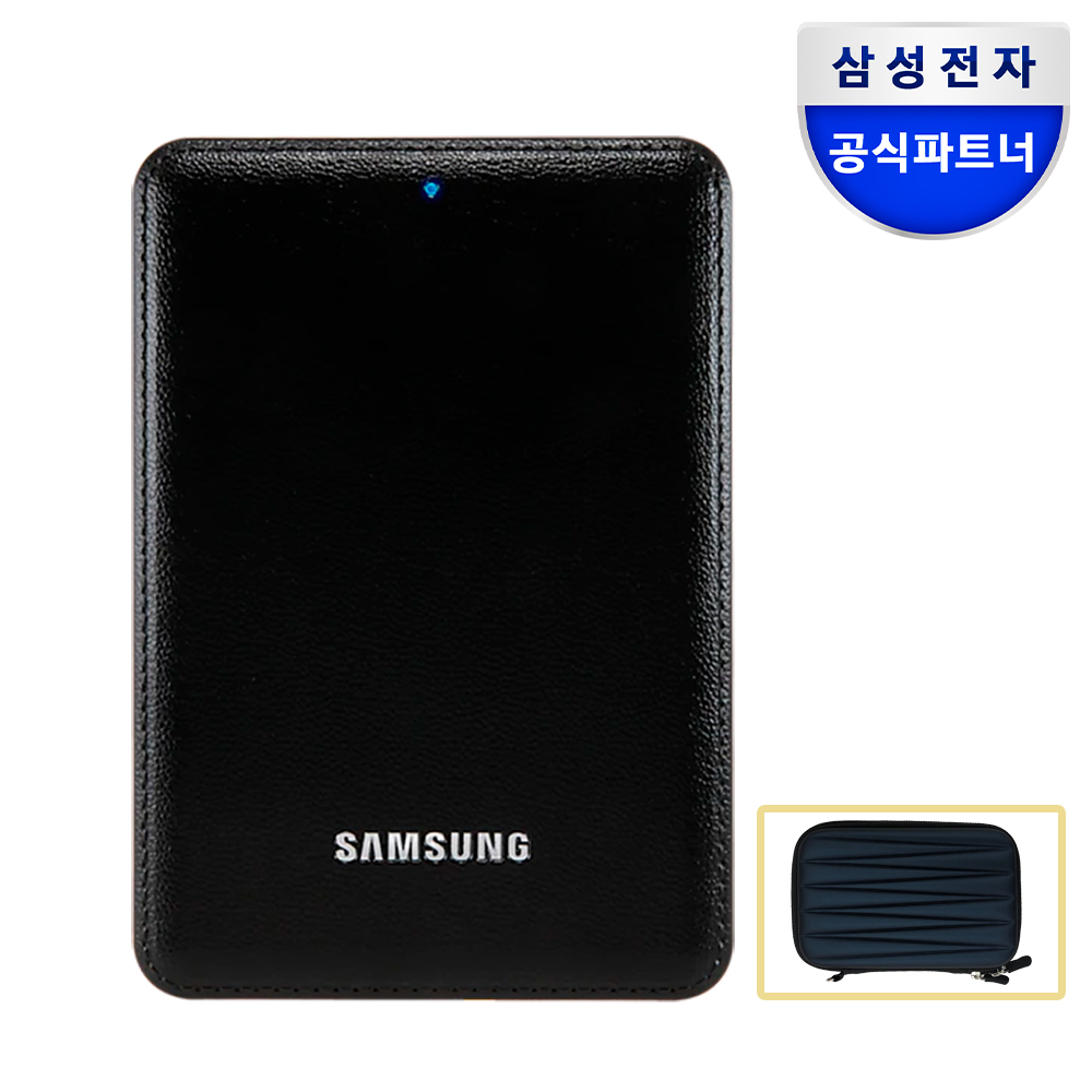 삼성 J3 USB3.0 휴대용 외장하드 4TB, 블랙+파우치