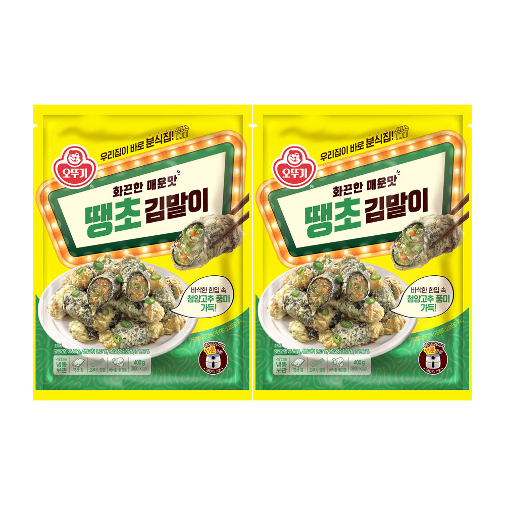 오뚜기 땡초김말이 400g 2개 - 상품 이미지