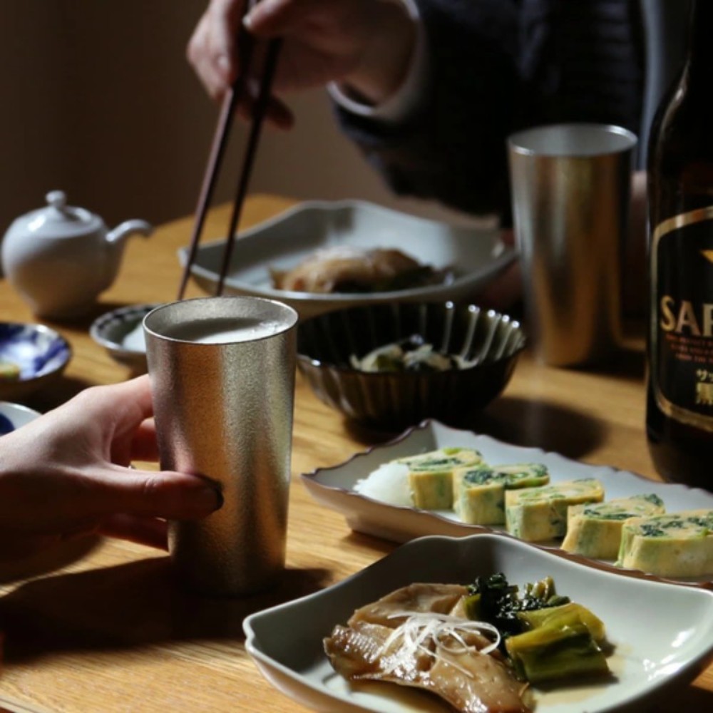 노우사쿠 맥주잔 M사이즈 2개세트 270ml 고급 일본제 순도 높은 본주석 공예품 - 상세 이미지 5