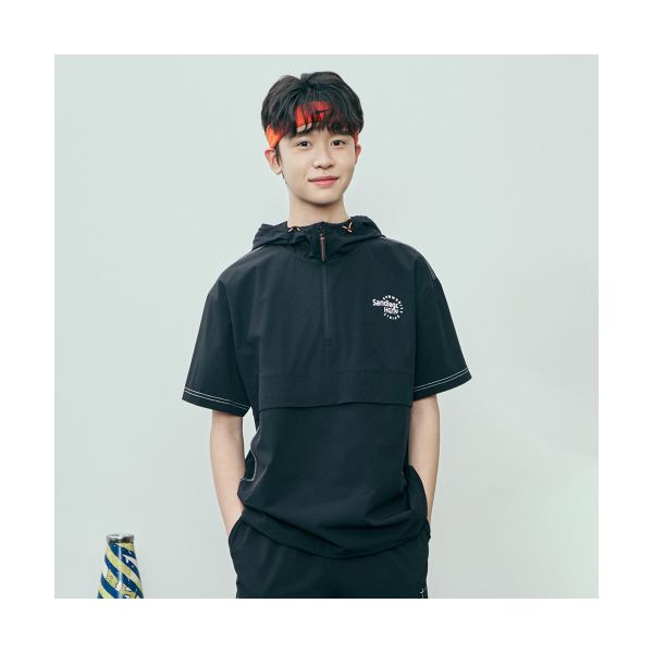 행텐 HANGTEN TEENS 틴즈 스트레치셋업 후드 반팔 아노락_10014520-031-454-41 190214 : 센트럴오로라