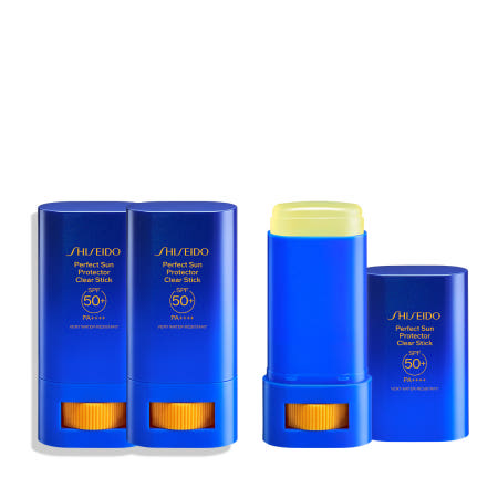 시세이도 NEW 파란자차 선스틱 20g SPF50+ PA++++ 2+1 세트