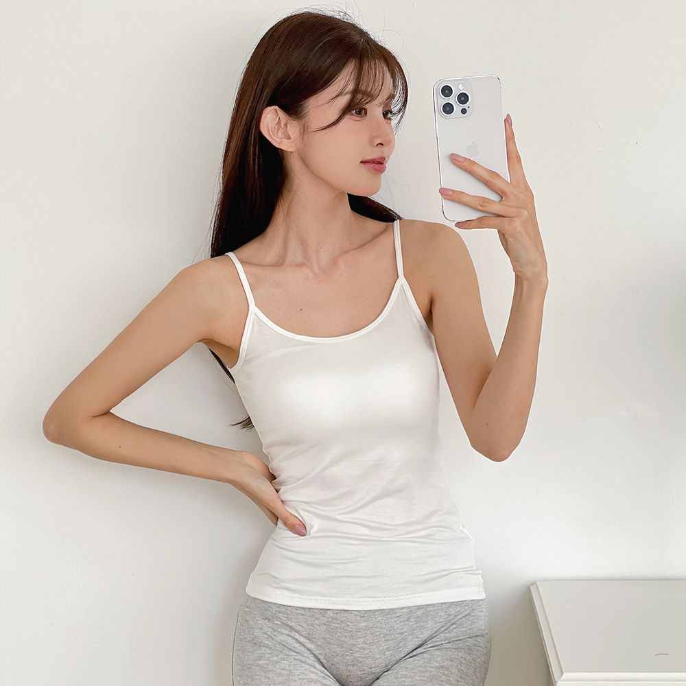 핑크앤다이아 모달 여성 기본 이너 나시 빅사이즈 편한 착용감 데일리 홈웨어 - 상세 이미지 3