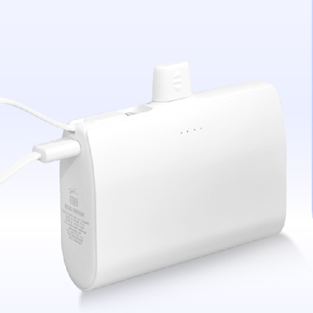 무료 인쇄 2in1 도킹형 보조배터리 10000mAh 레이저 각인 단체 선물 답례품 판촉 - 상품 이미지
