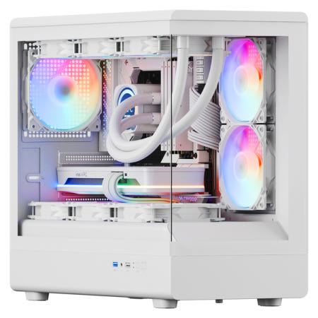 싸이번 EDGE CV-R5 SIXFAN (화이트) 미니타워케이스