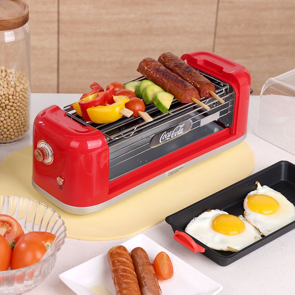 코카콜라 미니 전기그릴 1인용 멀티 고기불판 화로