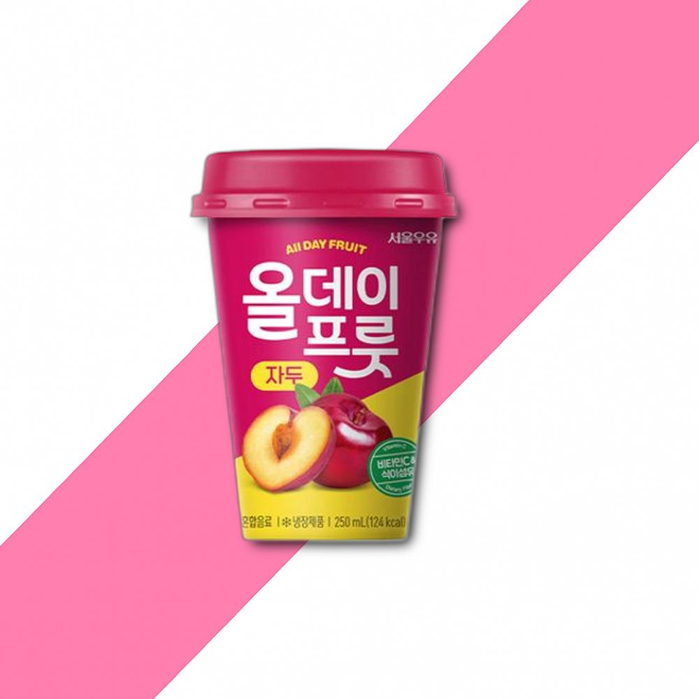 서울우유 올데이프룻 자두 250ml x 10입 : 미라클홀세일