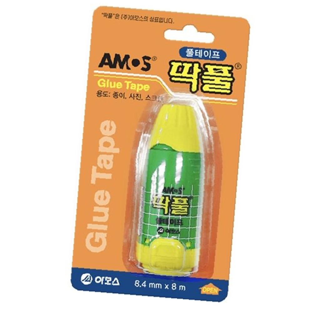 딱풀 8.4mmx8M 가위 풀테이프 : 청룡스토어