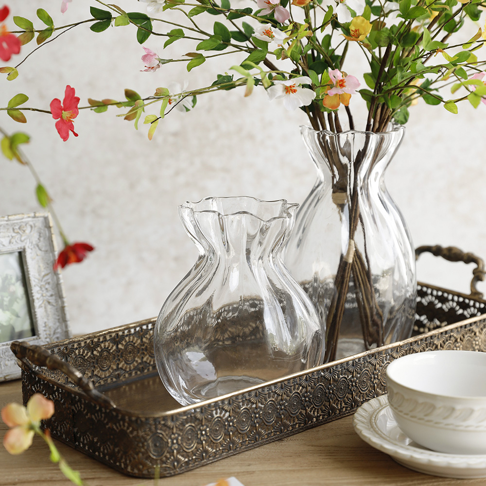 비아노 오브제 북유럽 빈티지 인테리어 유리 화병 꽃병 장식 A타입