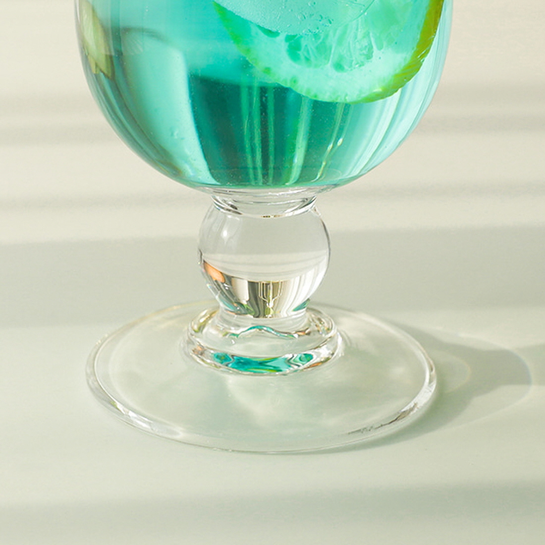 구슬 소맥잔 고블렛 흑맥주 온더락 하이볼잔 아이스아메리카노컵 파르페잔 450ml - 상세 이미지 2