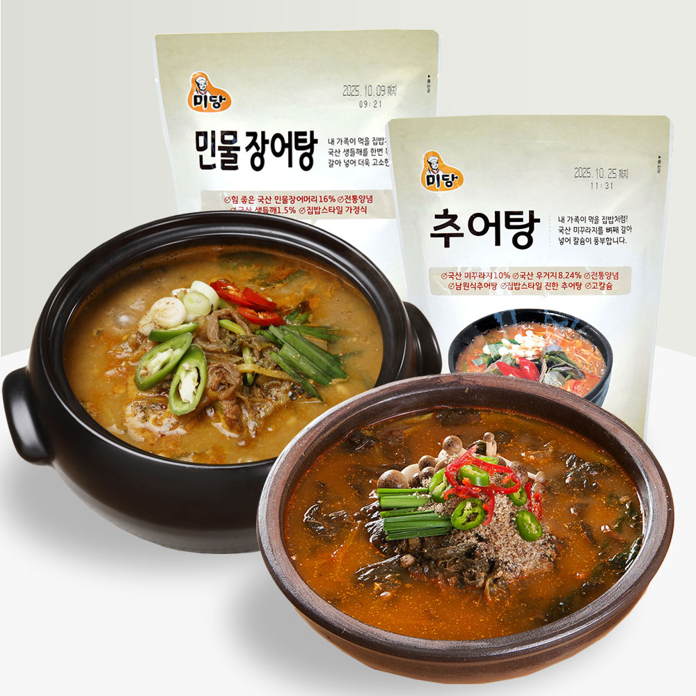 미당 민물 장어탕 추어탕 여름 몸보신 2개 - 상품 이미지