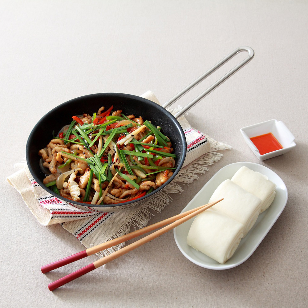 1+1 쿡에버 코팅 인덕션 프라이팬 20cm / 후라이팬 웍 궁중팬 멀티커버