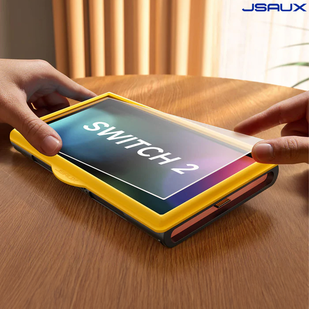 닌텐도 스위치2 액정보호필름 강화유리 JSAUX 저반사 2매