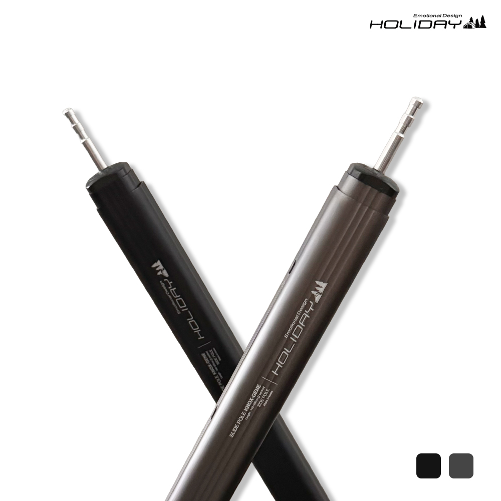 홀리데이 국산 캠핑 타프 슬라이드 폴대 녹스진 사이드폴