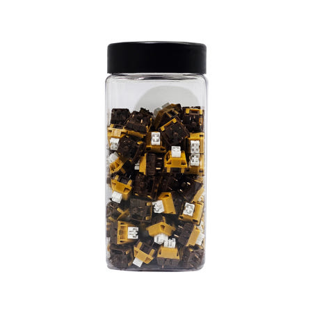 비선 비선 Bsun 저소음 달고나라떼 택타일 공장윤활 기계식 키보드 스위치 축 5핀 (105개 / 90개 / 70개 패키지)