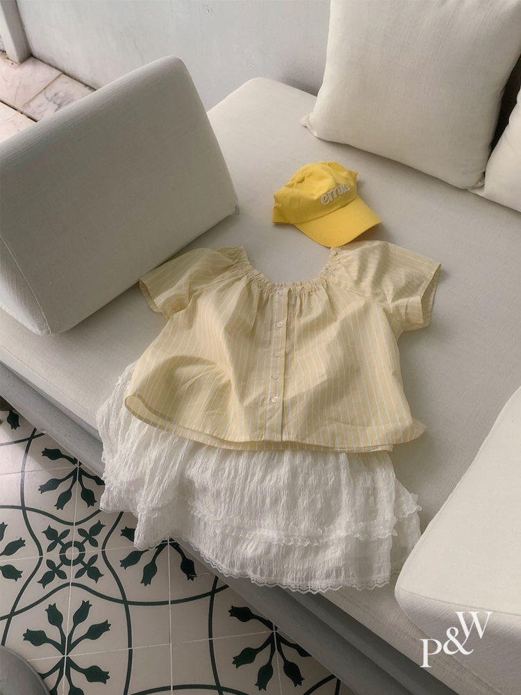 [MADE / 6000장 돌파!] 로그 스트라이프 블라우스 (뉴컬러 추가)