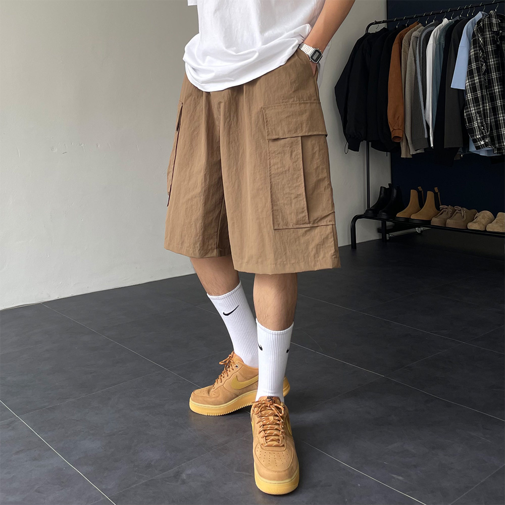 나일론반바지 카고반바지 남자버뮤다팬츠 - 상세 이미지 3