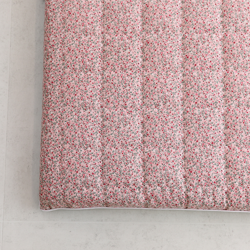 나라데코 잔꽃 꽃 무늬 바닥 요매트 사계절 누빔 요커버 S