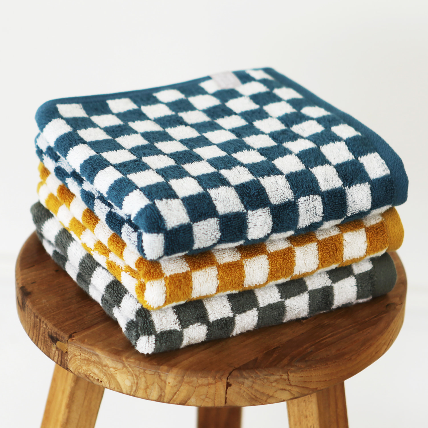 [세트상품] 기라로쉬 호텔수건 뱀부타올 먼지없는 체크 스트라이프 고급수건세트