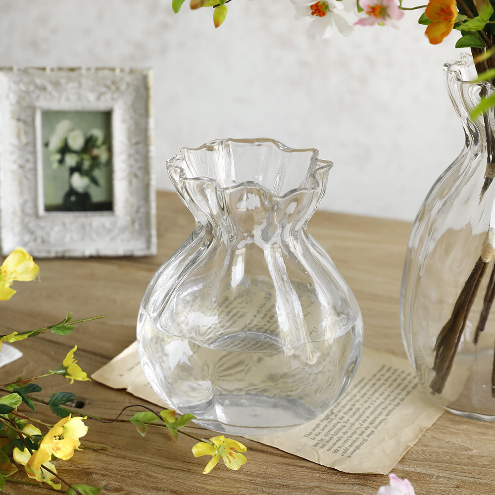 비아노 오브제 북유럽 빈티지 인테리어 유리 화병 꽃병 장식 A타입