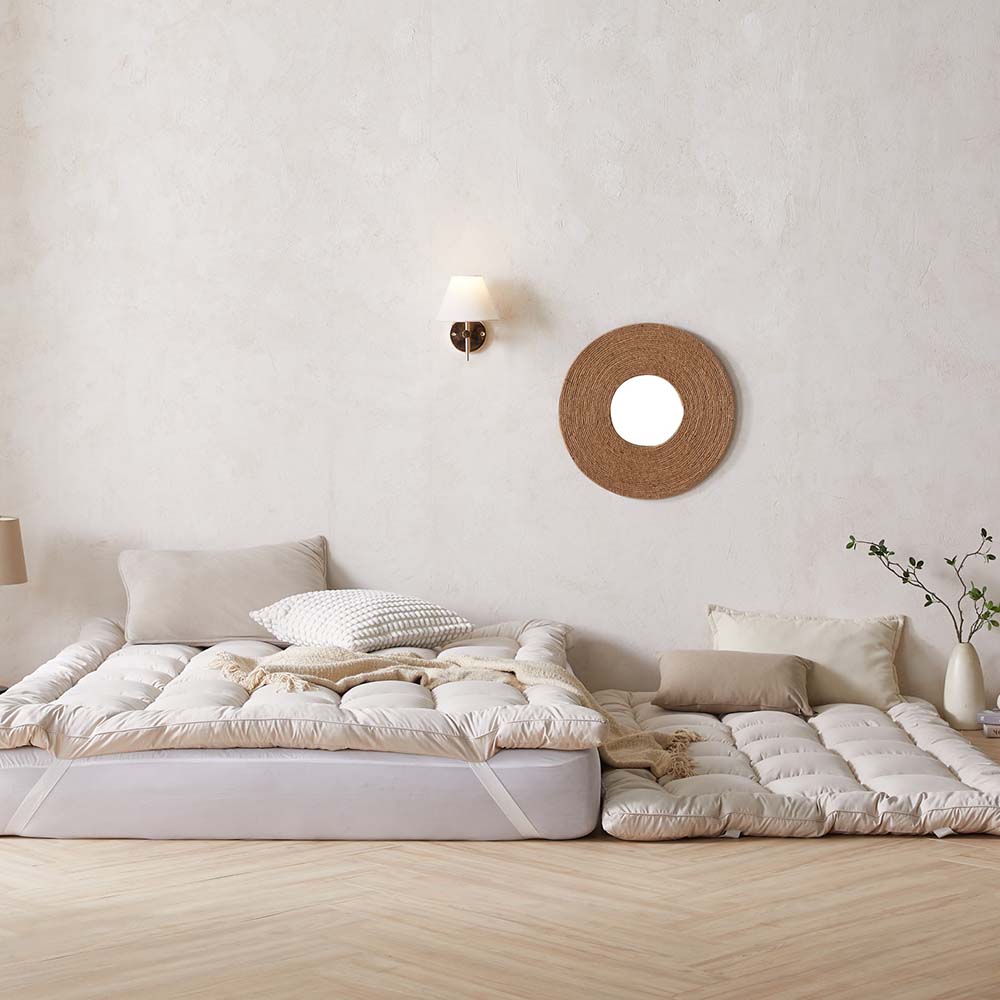 접이식 케미컬 볼 라텍스 매트리스 침대 바닥 자취 1인용 수면매트 MS 5cm