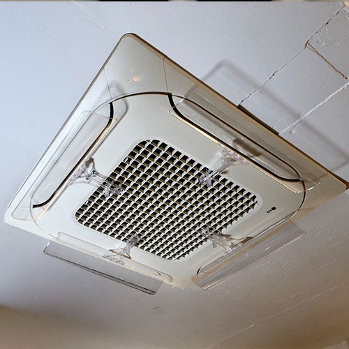 윈드코어 시스템 히터 에어컨 냉온풍 바람막이 무타공 천장형 가드 가림막 날개 무접착