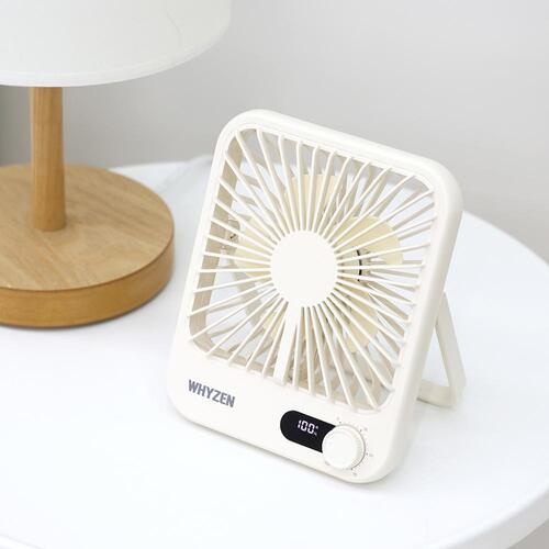사무실미니 책상용 선풍기 탁상용 저소음 USB 충전식 무선선풍기