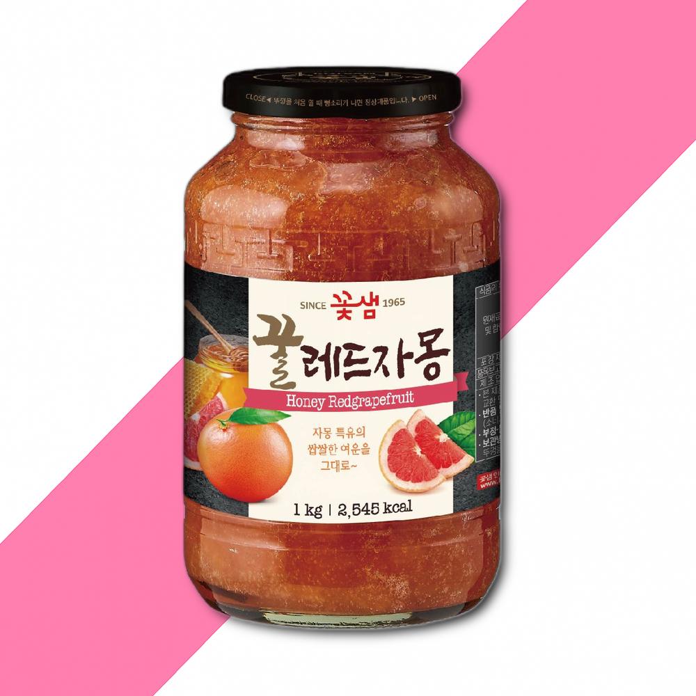 꽃샘 꿀레드자몽 1KG 꽃샘 꿀레드자몽 건강식품 전통차 : 제이엔유통