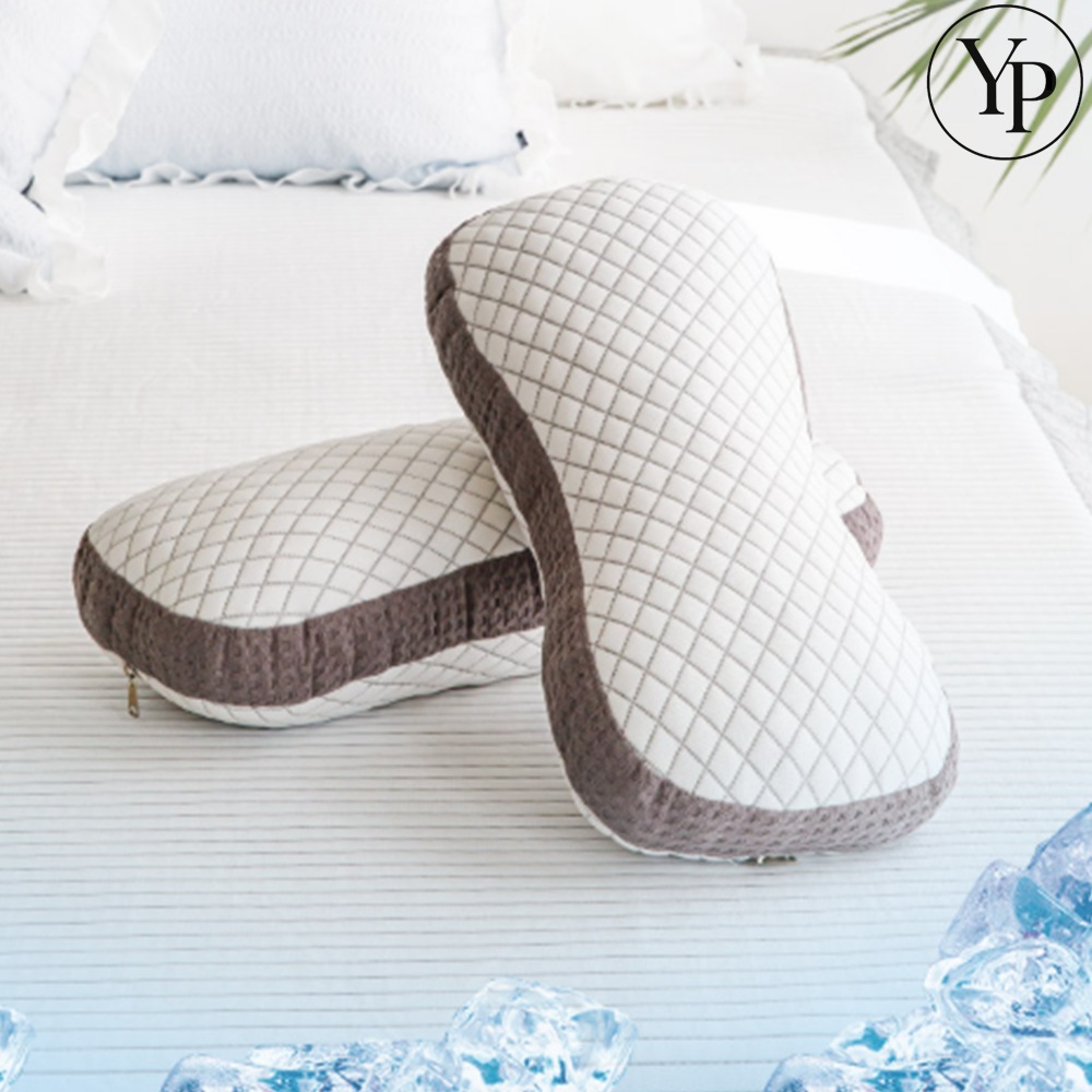 쿨 땅콩 베개 여름 아이스쿨링 낮은베개 목디스크 수면 낮잠 냉감 메모리폼