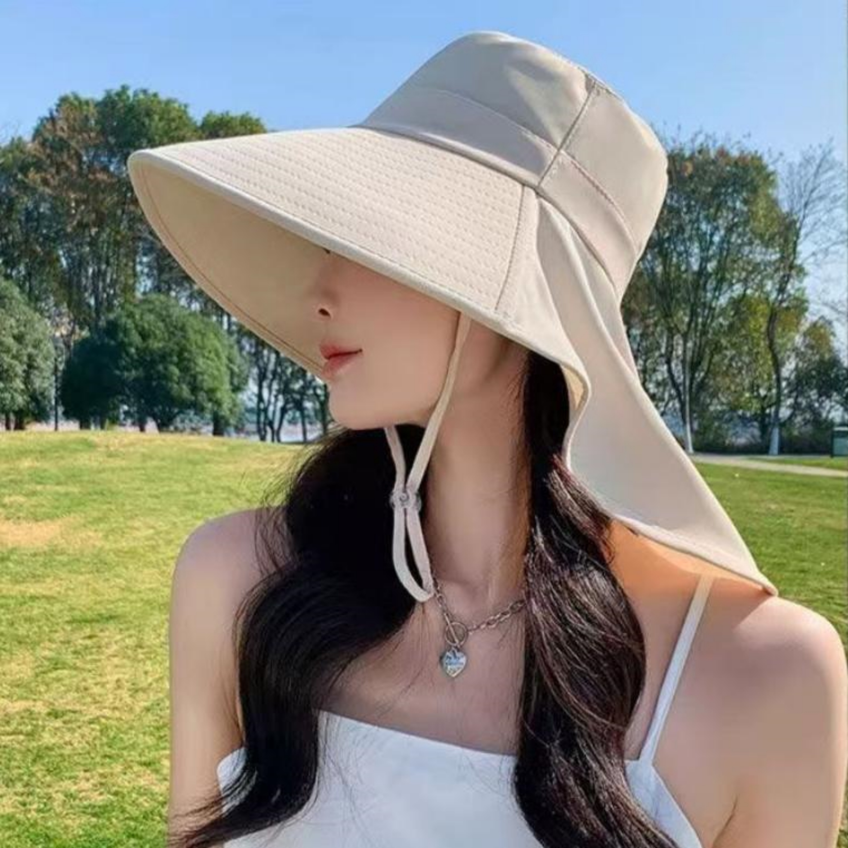 일할때쓰는모자 뒷목가리는모자 밭일 텃밭 해변 이미지 7