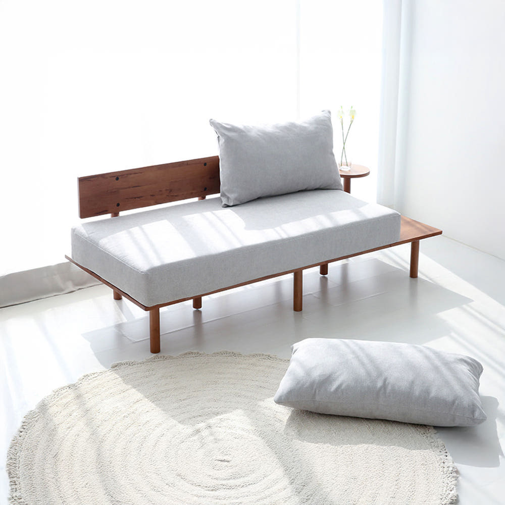 벤쿠 2인소파 고무나무 내추럴/베이지 9795.3767, 2인용