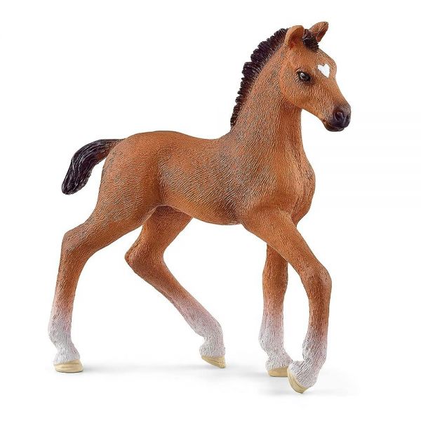 슐라이히 Schleich Horse Club 현실적인 올덴버거 망아지 아기 말 피규어 - 디테일한 장난감, 교육을 위한 내구성 및 여아 소년을 상상력... 