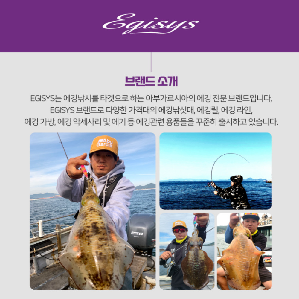 아부가르시아 25 에기시스 X 오모리그 티탄팁 한치 오모리 오징어 낚시대 한치대 - 상세 이미지 5