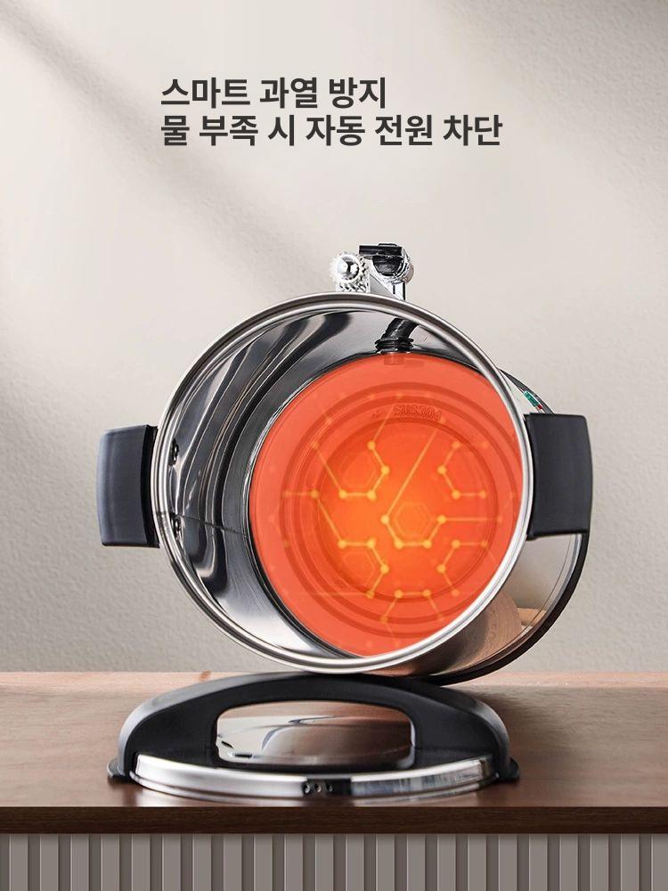 대용량 전기 온수통 물통 스텐 전기물통 육수통 스텐온수기 8l 실제 용량 6.5l - 상세 이미지 4