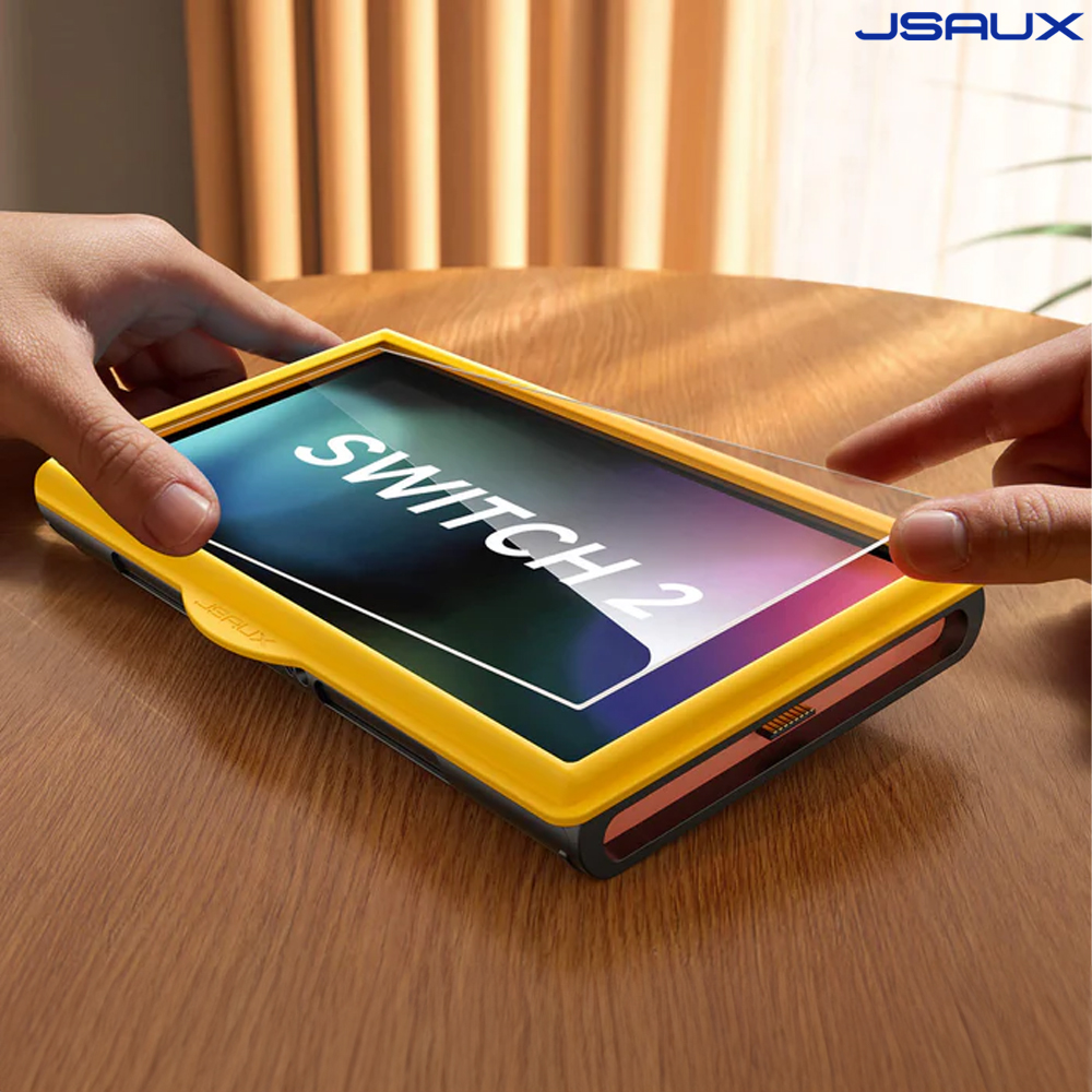닌텐도 스위치2 액정보호필름 강화유리 JSAUX 고투명 2매 - 상세 이미지 4