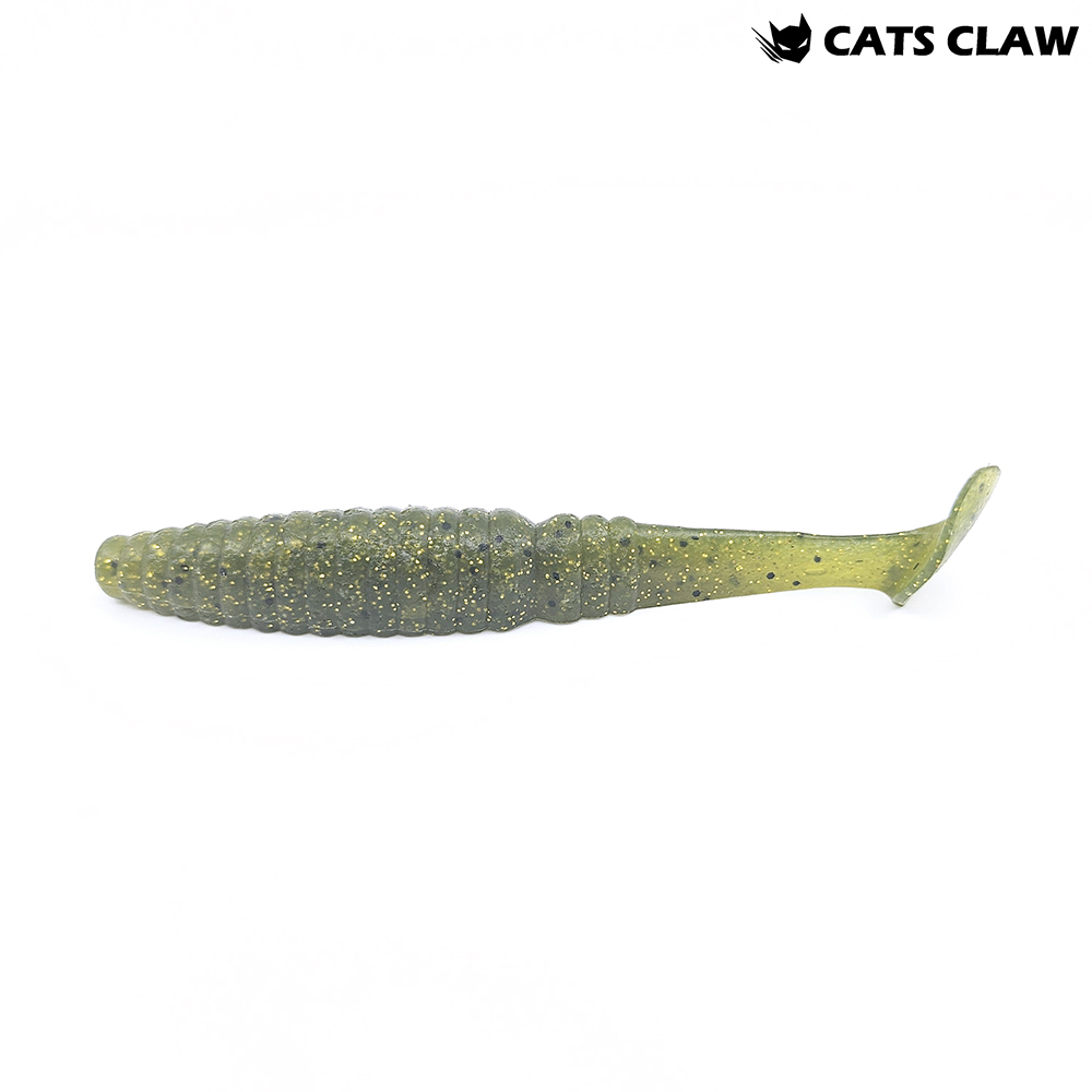 캣츠크로우 어태거 스태거 배스웜 028 워터멜론 골드, 12.7cm(5인치) - 상세 이미지 2