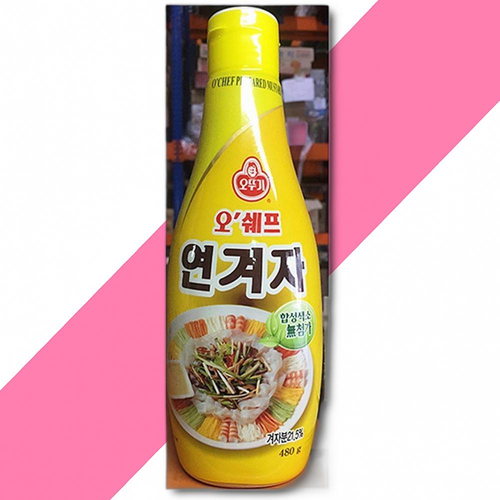 오뚜기 연겨자 480g 겨자 겨자가루 겨자분 액상소스 : 신선뜨락