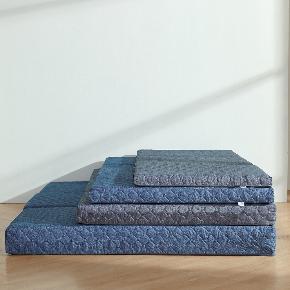 접이식 케미컬 볼 라텍스 매트리스 침대 바닥 자취 1인용 수면매트 MS 5cm