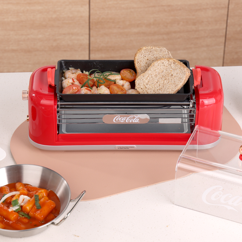 코카콜라 미니 전기그릴 1인용 멀티 고기불판 화로