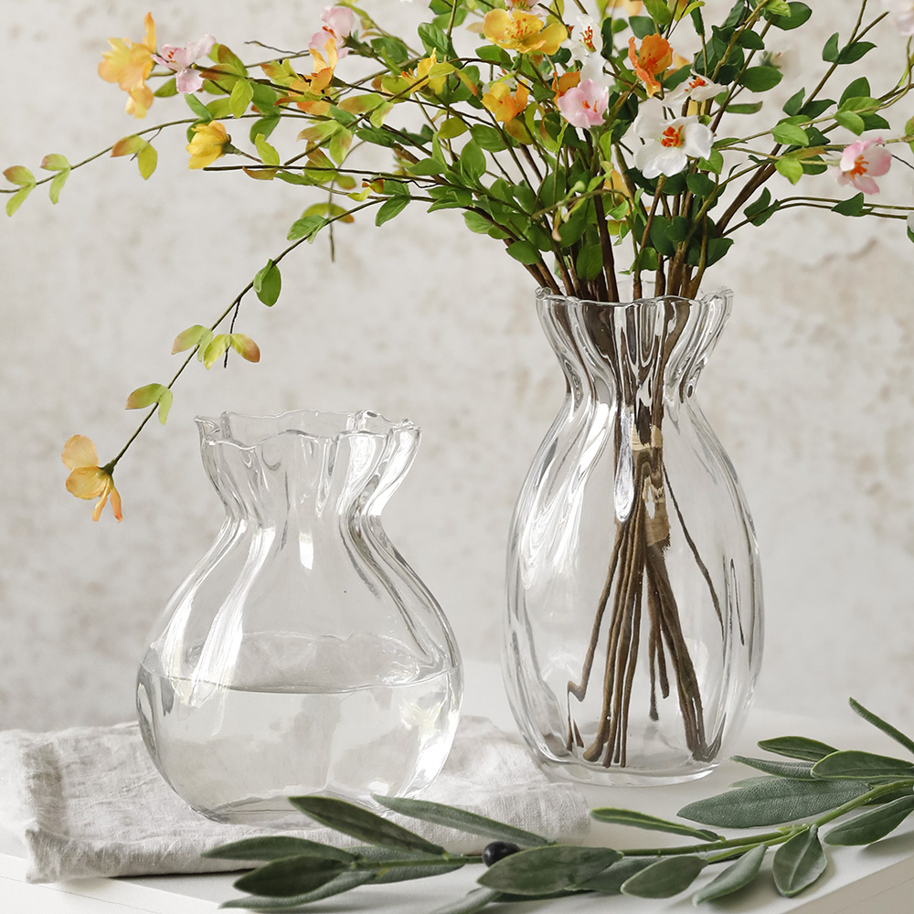 비아노 오브제 북유럽 빈티지 인테리어 유리 화병 꽃병 장식 A타입
