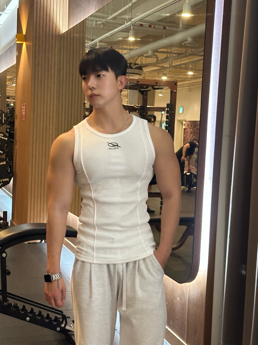 머슬핏 남자골지나시 망고나시 이미지 6