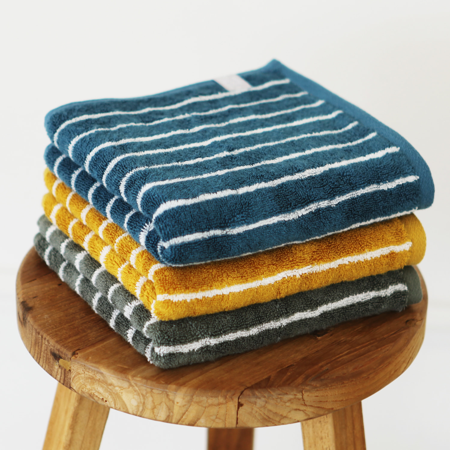 [세트상품] 기라로쉬 호텔수건 뱀부타올 먼지없는 체크 스트라이프 고급수건세트