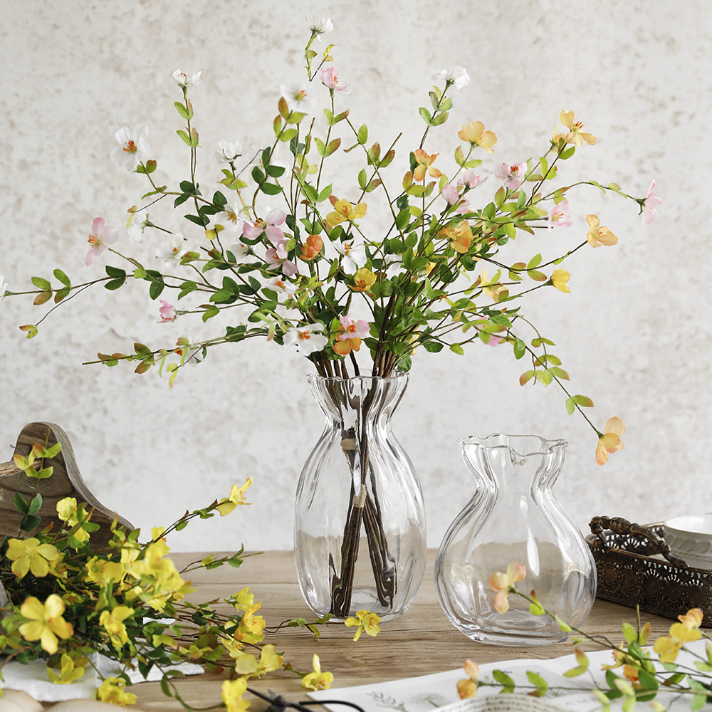 비아노 오브제 북유럽 빈티지 인테리어 유리 화병 꽃병 장식 A타입