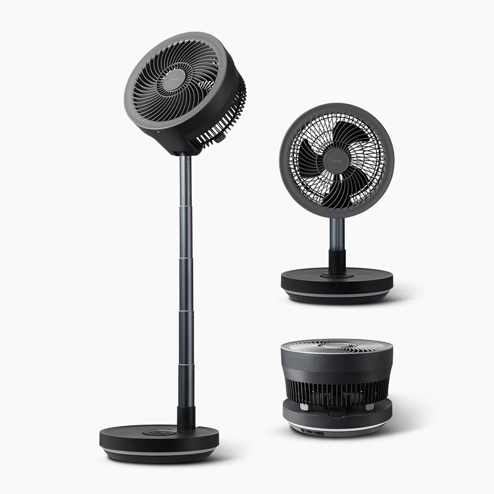 프롬비 타워스톰 유무선 접이식 써큘레이터 BLDC 선풍기 FG261 쿨그레이