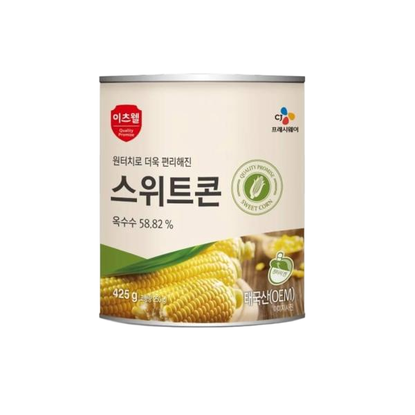아이들간식 오늘 저녁반찬 425g 2개 이츠웰 원터치 스위트콘 : 모든아우라